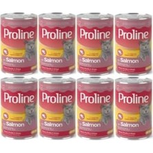 Rafta Proline Somonlu Yetişkin Kedi Konservesi, 400 G, 8 Adet PR-K400S