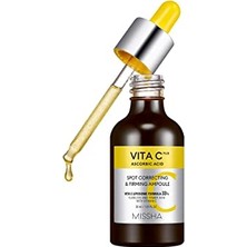 Rafta Mıssha Leke Karşıtı Sıkı Görünüm Sunan C Vitamini Ampulü 30ML Vita C Plus Spot Correcting & Firming Ampoule