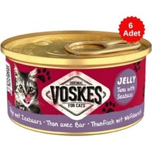 Rafta Kedi Konservesi, Ton Balıklı ve Levrekli, Jelly, 85 Gr, 6 Adet
