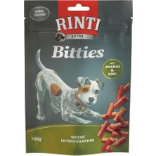 Rafta Bitties Ördek, Ananas, Kivili Köpek Ödülü 100G