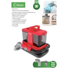Rafta Koltuk ve Halı Yıkama Makinesi KCC-4318, 350W, Kırmızı