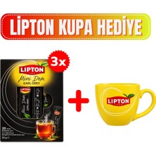 Lipton Earl Grey Mini Dem Bardak Çay 20LI x 3 Adet + Hediye Lipton Kupa