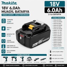 Rafta Makita BL1840-BL1850 18V 6AH BL1840-BL1850 18V 6AH Muadil Batarya