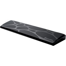 Rafta Gravastar Klavye Bilek Desteği, Ergonomik, Kaymaz Tabanlı, Pu Deri Yüzeyli Bilek Destek Pedi, Siyah
