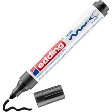 Rafta Edding 4500 Tekstil Kalemi - Siyah - 1 Kalem - 2-3 mm Yuvarlak Uç