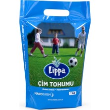 Rafta Lippa Lisuna 6 Mix Çim Tohumu, Genel Kullanım ve Bakımı Zor Alanlar Için 6 Bileşenli Karışım, 1 kg