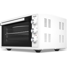 Tr M4502 Mini Fırın, 1400 W, 45 Lt, Metal, Beyaz