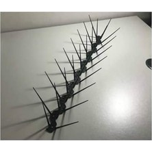Rafta Kuş Konmaz Diken 10 Metre Polikarbon Tel 50 cm 20 Adet Siyah