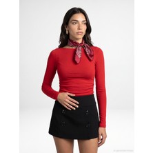 Dilvin 33270 Sıcak Tutan Kayık Yaka Bra-Free Top