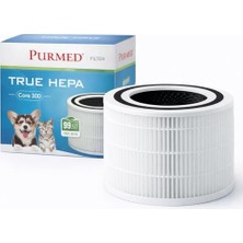 Rafta Levoit Core 300, Core 300S Air Purifier Uyumlu Hepa + Karbon Filtre - Beyaz (Beyaz)