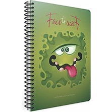 Rafta 187577 Defter A4 Face To Face Spiralli 80 Yaprak Kareli 4244