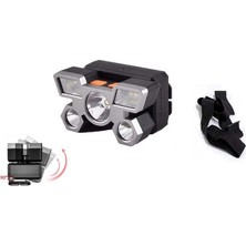 Tr Gold Orion 3 Aydınlatma 1 Selektör Oynar Başlı 9 LED Işık Kafa Lambası 4 Mod Kafa Feneri (