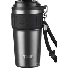 Rafta Vagonlife Tkk 630 ml Özel Seri Çelik Mug Kahve Bardağı Pipetli/rahat Içim 6 Saat Sıcak/12 Saat Soğuk Termos -2023 630ML Antrasit