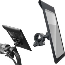 Rafta Su Geçirmez Cep Telefonu Tutucu Bisiklet 360° Döndürülebilir Gidon Çantası Akıllı Telefonlar Için 6,8 Inç Cep Telefonu Çantası