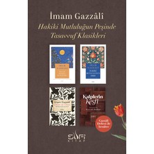Sufi Kitap Imam Gazzali - Hakiki Mutluluğun Peşinde Tasavvuf Klasikleri - 3 Kitap Set - Gazzali Defteri ile Beraber
