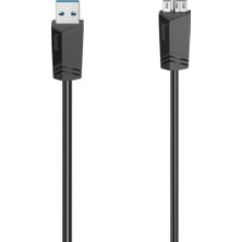 Rafta Hama USB Kablosu USB 3.2 Gen1 (Usb 3.0 / USB 3.1 Gen1) Usb-A Fiş, Usb-Micro-B 3.0 Fiş 1,50 M Sc