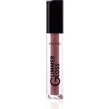 Rafta Note Cosmetics Glimmer Gloss Işıltılı Nemlendirici Dudak Parlatıcısı - 40 Rosy Wood