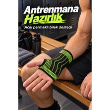 TeknoKapsül Başparmak Açıklıklı Spor Bilekliği Avuç Içi Destekli