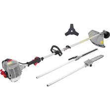 Rafta Tmaxtool TMM620-4/1 Çok Fonksiyonlu Bahçe Aleti, 4 Fonksiyonlu, Benzin Motorlu 2,85 Hp, 62 Cc, Ilave Teleskopik Kollu (Tırpan (Çim ve Ot Kesme), Yüksek Çit Kesme, Yüksek Dal Budama Testere)