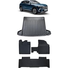 Rafta Togg T10X 2026 Model Ile Uyumlu 5d Premium Ekstra Havuzlu Paspas ve Bagaj Havuzu Set