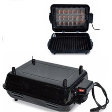 Tr Tel Rezistanslı Elektrikli Emaye Izgara, 1100 Watt, Büyük Boy, Siyah