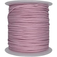 Rafta Paraşüt Ip, Bileklik, Tesbih ve Hobi Ipi 0.8 mm 100 Metre Makara Açık Pembe