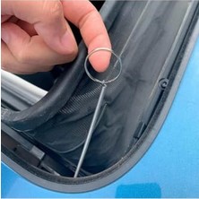Rafta Sunroof Gider Temizleme Teli 150CM Universal Sunroof Temizleme Fırçası Çubuğu