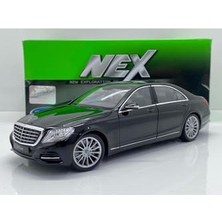 Rafta 1.24 Ölçek  Marka Lisanslı Mercedes Benz S Class Siyah Renk