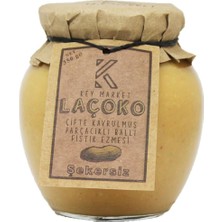 Tr Laçoko Çifte Kavrulmuş Parçacıklı Ballı Fıstık Ezmesi 350 gr