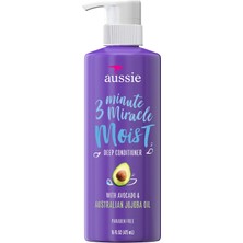 Rafta Aussie Parabensiz Mucize Nemli 3 Dakika Mucize Saç Kremi, Kuru Saç Onarımı Için Avokado, 16,0 Fl Oz