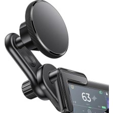 Rafta D-A38 Magsafe Araç Telefon Tutucu Multimedya Tablet Ekran Arkası Sarsılmaz Manyetik Stand, Magsafe Uyumlu, 360° Ayarlanabilir