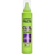 Rafta Garnier Fructis Style Curl Construct Creation Mousse, Kıvırcık, 6,8 Oz. (Ambalaj Değişebilir)