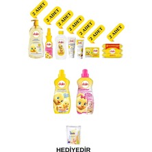 Tr Bebek Bakım Seti Karma Paket, Şampuan, Losyon, Deterjan, Islak Mendil, Hediyeli