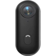 Rafta Wifi Spor Kamera 1080P Full Hd, 30M Su Geçirmez Kılıf, 120° Geniş Açı Lens, Manyetik Ni Aksiyon Kamera, Type-C, Siyah, 63X28X18 mm