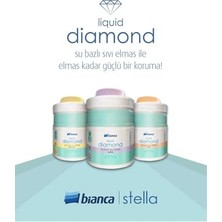 Rafta Stella Lıquıd Dıamond (Sıvı Elmas) Su Bazlı Kokusuz Ekstra Dayanıklı Şeffaf Sıvı Cam 600 Ml,ipek (Yarı) Mat