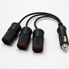 Rafta 3'lü Araç Çakmaklık Çoklayıcı Çakmaklık Çoğaltıcı Çakmaklık Dağıtıcı 12V/24V