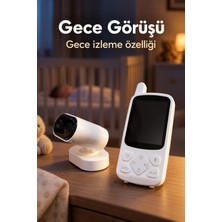 Zenviaa Görüntülü Bebek Telsizi Ekranlı ve Çift Yönlü Konuşmalı ZNV20245