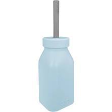 Rafta Oioi Hüp + Up -Şişe + Pipet - Mineral Blue/powder Grey