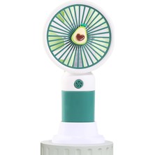 Rafta Promosyonca Mini USB Fan, Taşınabilir, Farklı Renk Seçeneği (Yeşil)