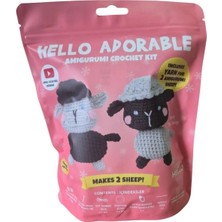 Hello Crafts HC887 Adorable Amıgurumı Örgü Kiti - Barry The Sheep (1 Set)
