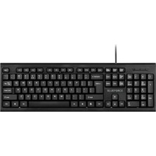 Rafta Blueforce K-720 USB Kablolu Klavye Türkçe Q Siyah