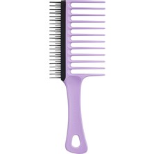 Rafta Tangle Teezer Wide Tooth Comb Kıvırcık Saçlar Için Lila Saç Fırçası-Tarak