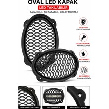 Fırsat Yolu Oval LED Takılabilir Hoparlör Kapağı