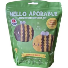 Hello Crafts HC978 Adorable Amıgurumı Örgü Kiti - Bıllıe The Bee (1 Set)