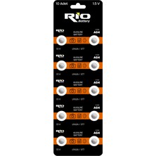 Rafta 10 Adet Ag4 Alkaline Düğme Pil 1.5 Volt LR626 / 377/177 Alkali Düğme Piller