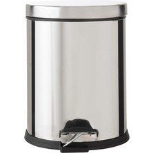Rafta 5 Lt Pedallı Çöp Kovası Inox