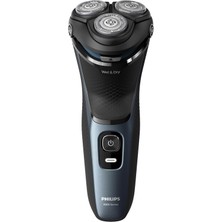 Rafta Philips 3000 Serisi Tıraş Makinesi, Islak ve Kuru Kullanım, 5d Esnek Başlık, Powercut Bıçaklar, Hassas Ciltler Için, S3144/00
