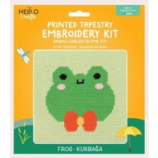 Hello Crafts HC507 Baskılı Goblen Kiti - Kurbağa