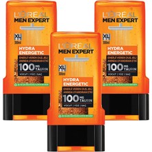 Rafta L’oréal Paris Men Expert Hydra Energetic Taurin Içeren Duş Jeli 3'lü Set
