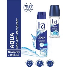 Rafta Fa Aqua Roll-On 50 ml + Deosprey Aqua 150 ml Set – Uzun Süre Ferah Koku, 48 Saat Koruma